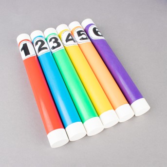 CONJUNTO DE 5 VARAS DE FUNDO COLORIDAS