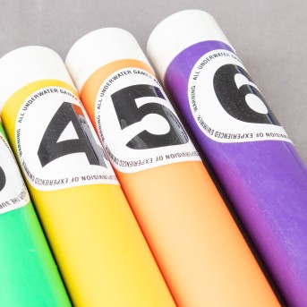 SET OF 5 COLOURED BOTTOM STICKS