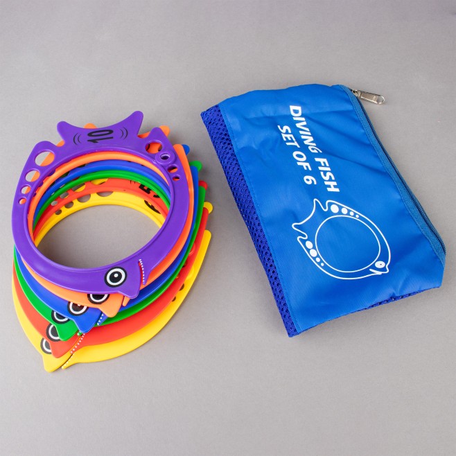 SUBMERSIBLE FISH (set of 6)