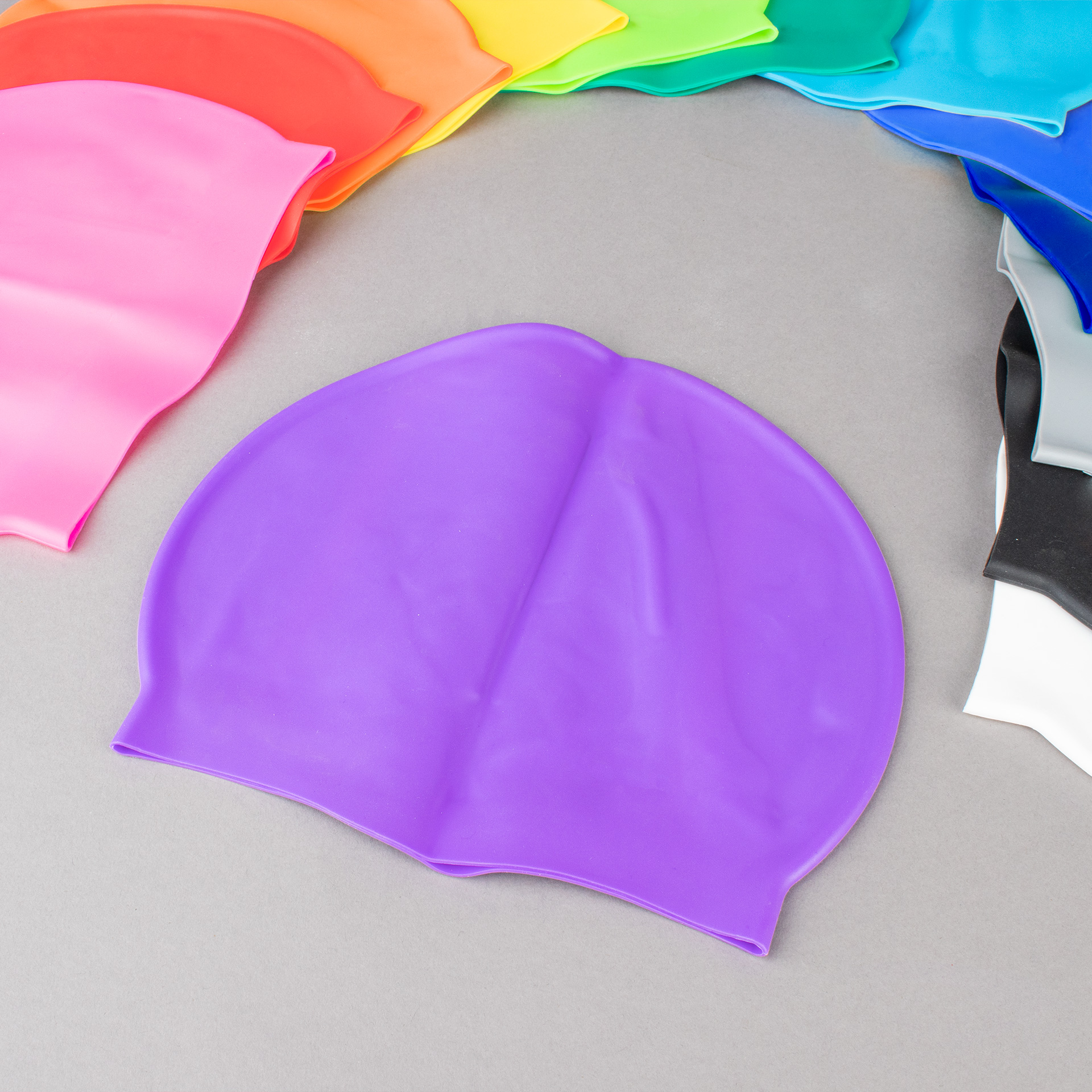 GORRO DE NATACIÓN DE SILICONA