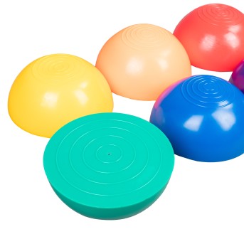 SET DE 6 SEMISFERAS PARA ENTRENAMIENTO DE EQUILIBRIO