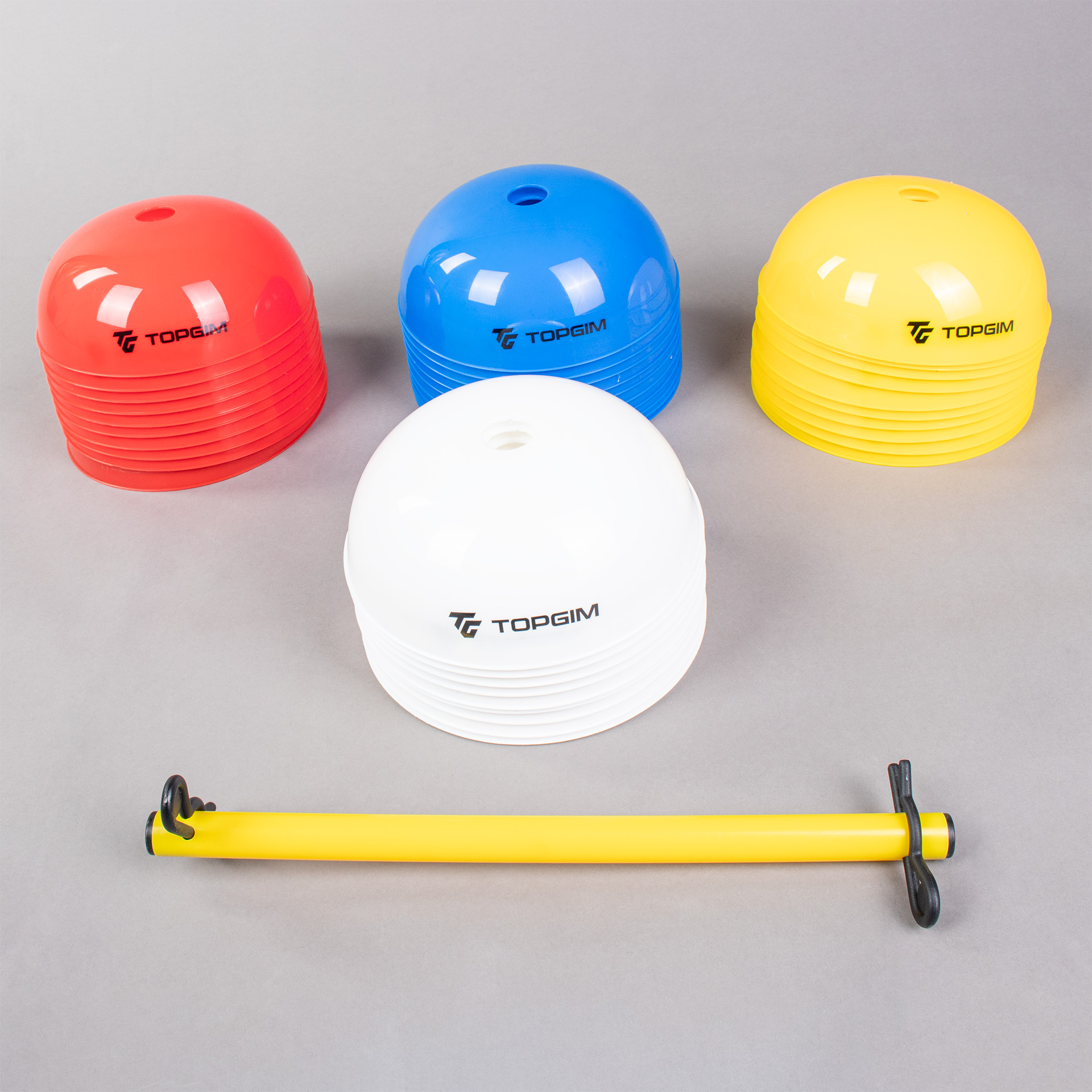 40 MARCAS DELIMITADORAS DE ESPACIO EN MEDIA LUNA