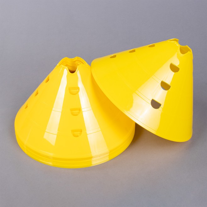 CONJ. DE 20 MARCOS DELIMITADORES GRANDES + SUPORTE C/ ORIFÍC