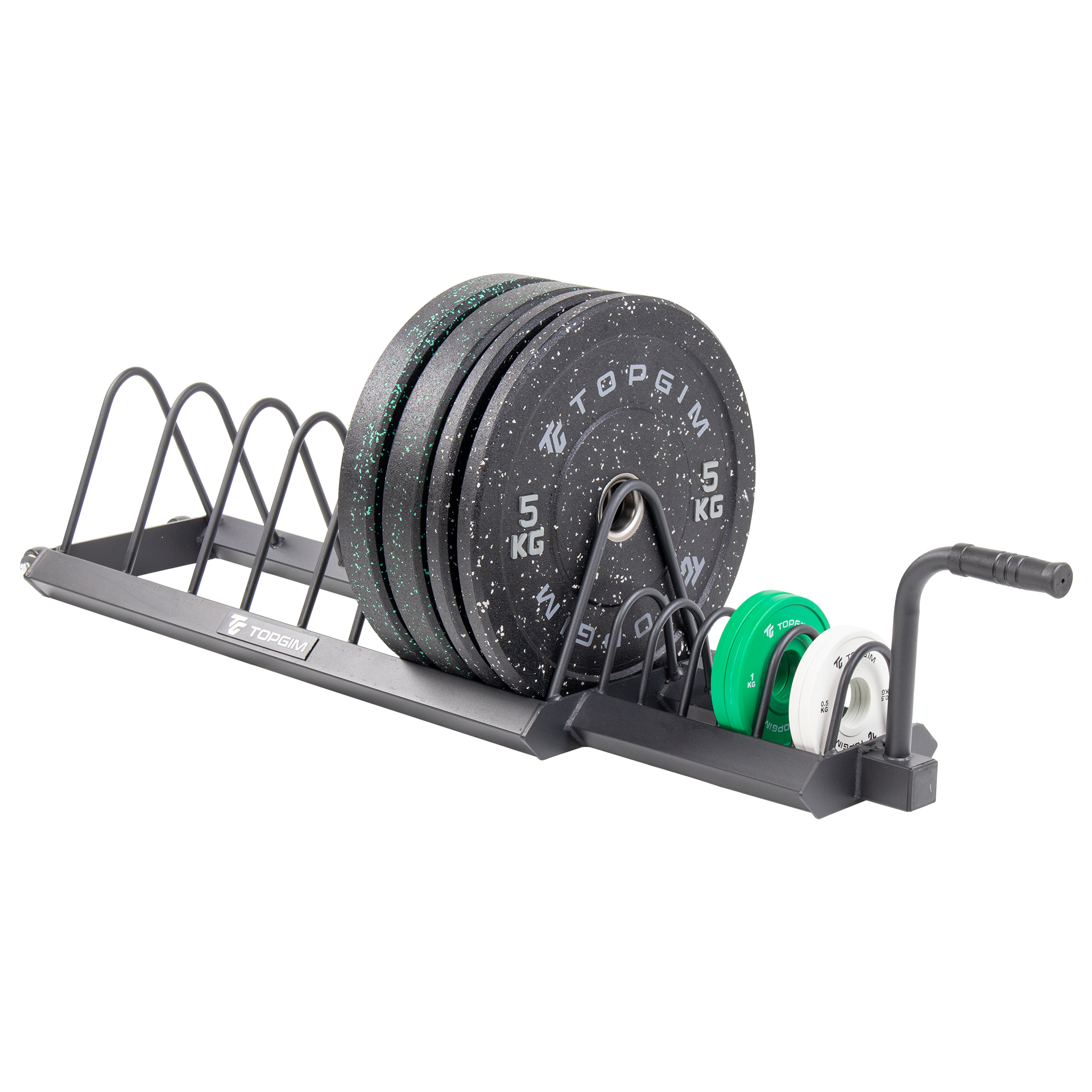 SUPORTE DE CHÃO PARA DISCOS OLÍMPICOS