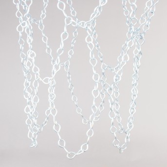 PAR DE REDES METLICAS PARA ARO DE BALONCESTO