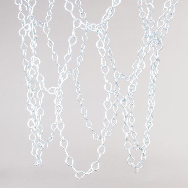 PAR DE REDES METÁLICAS PARA ARO DE BALONCESTO