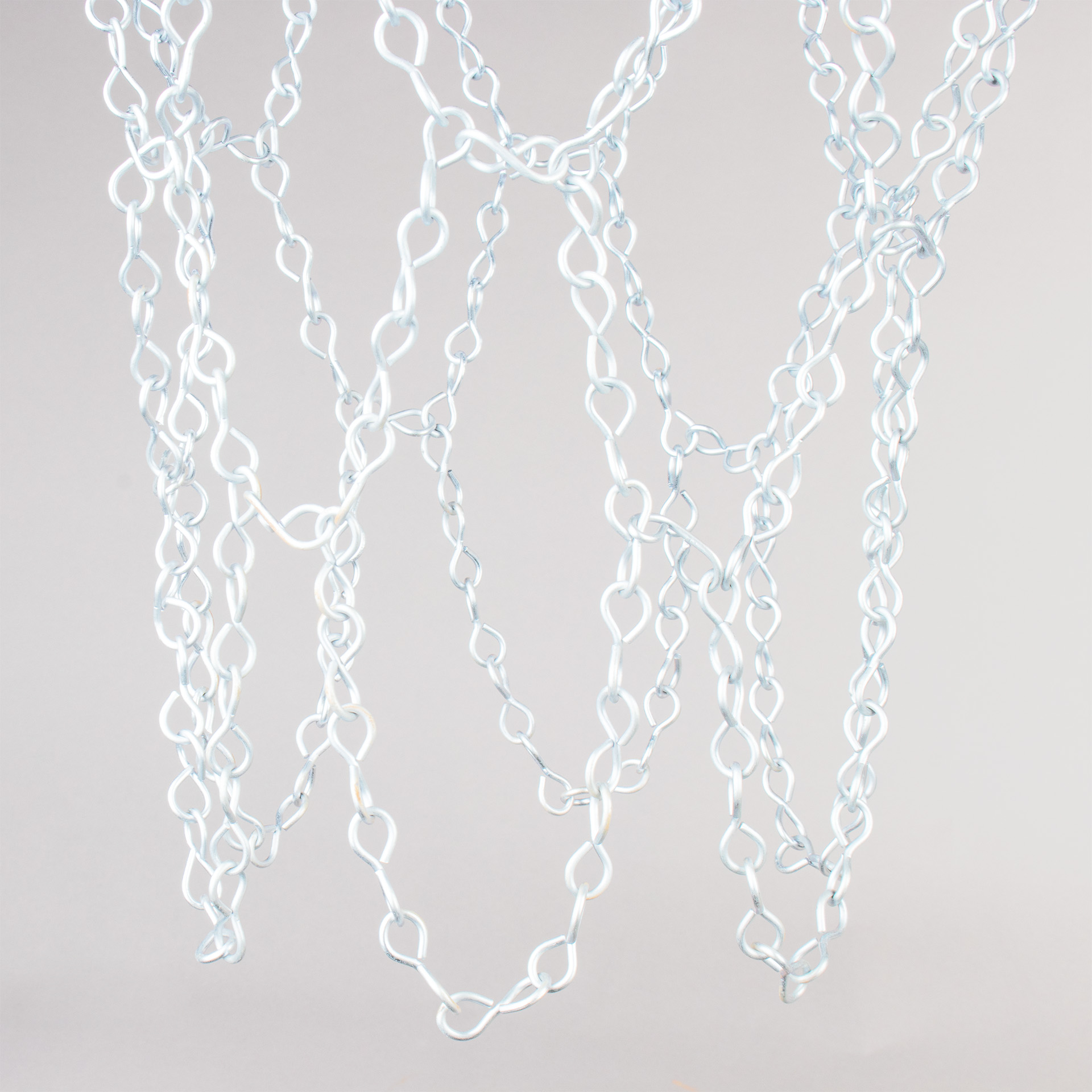 PAR DE REDES METÁLICAS PARA ARO DE BALONCESTO