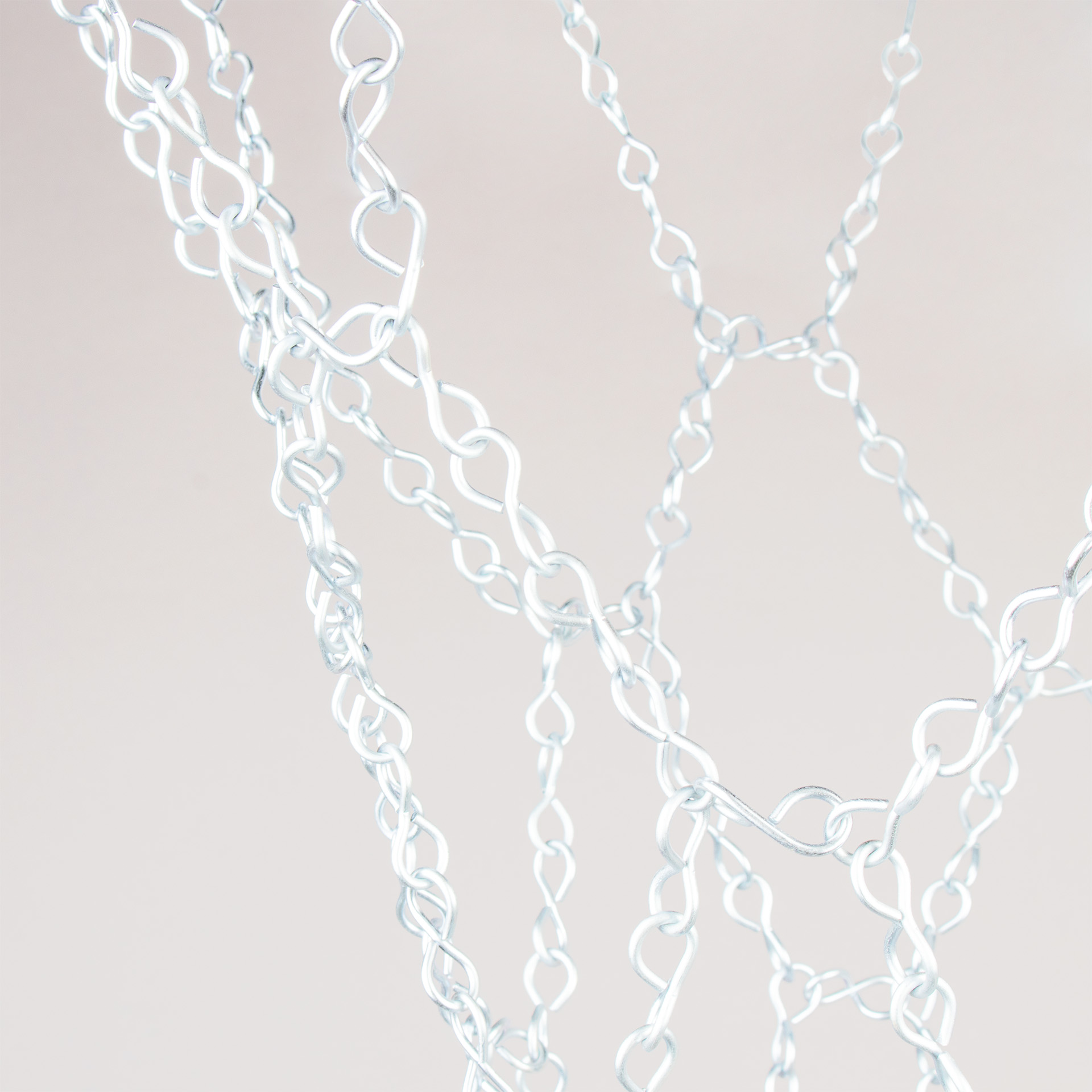 PAR DE REDES METÁLICAS PARA ARO DE BALONCESTO