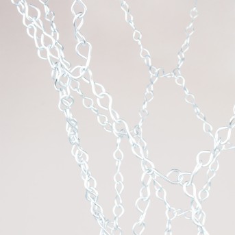 PAR DE REDES METLICAS PARA ARO DE BALONCESTO