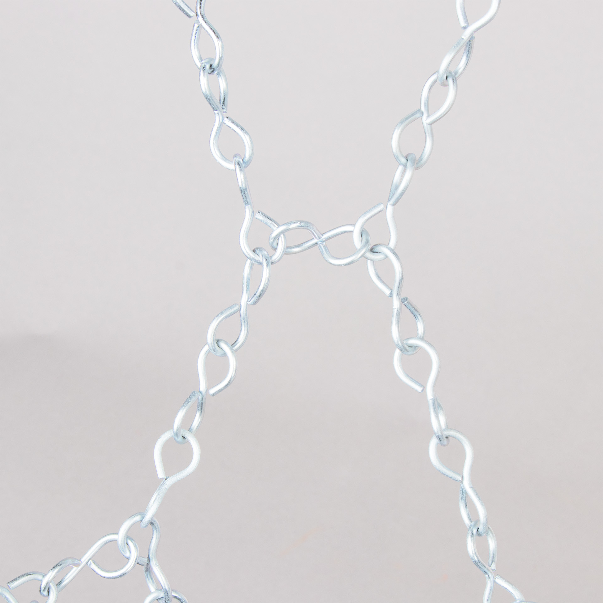 PAR DE REDES METÁLICAS PARA ARO DE BALONCESTO