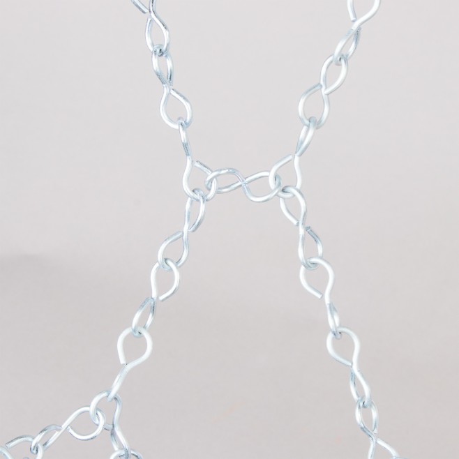 PAR DE REDES METÁLICAS PARA ARO DE BALONCESTO