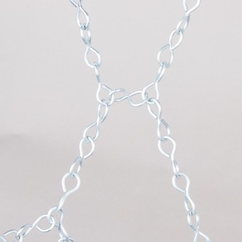 PAR DE REDES METLICAS PARA ARO DE BALONCESTO