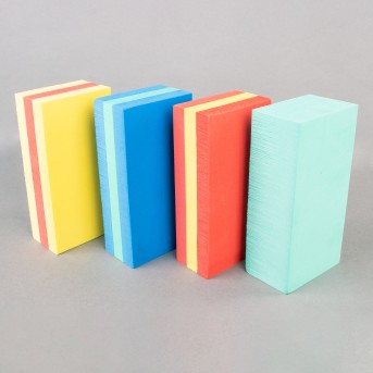 SET. OF 10 FLOATING PLASTAZOTE BRICKS