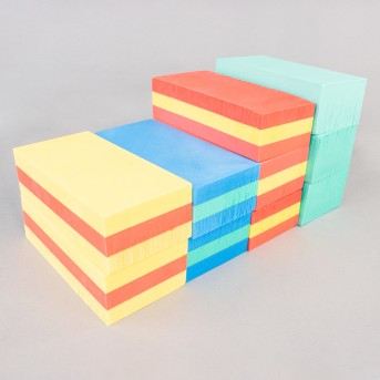 SET. OF 10 FLOATING PLASTAZOTE BRICKS