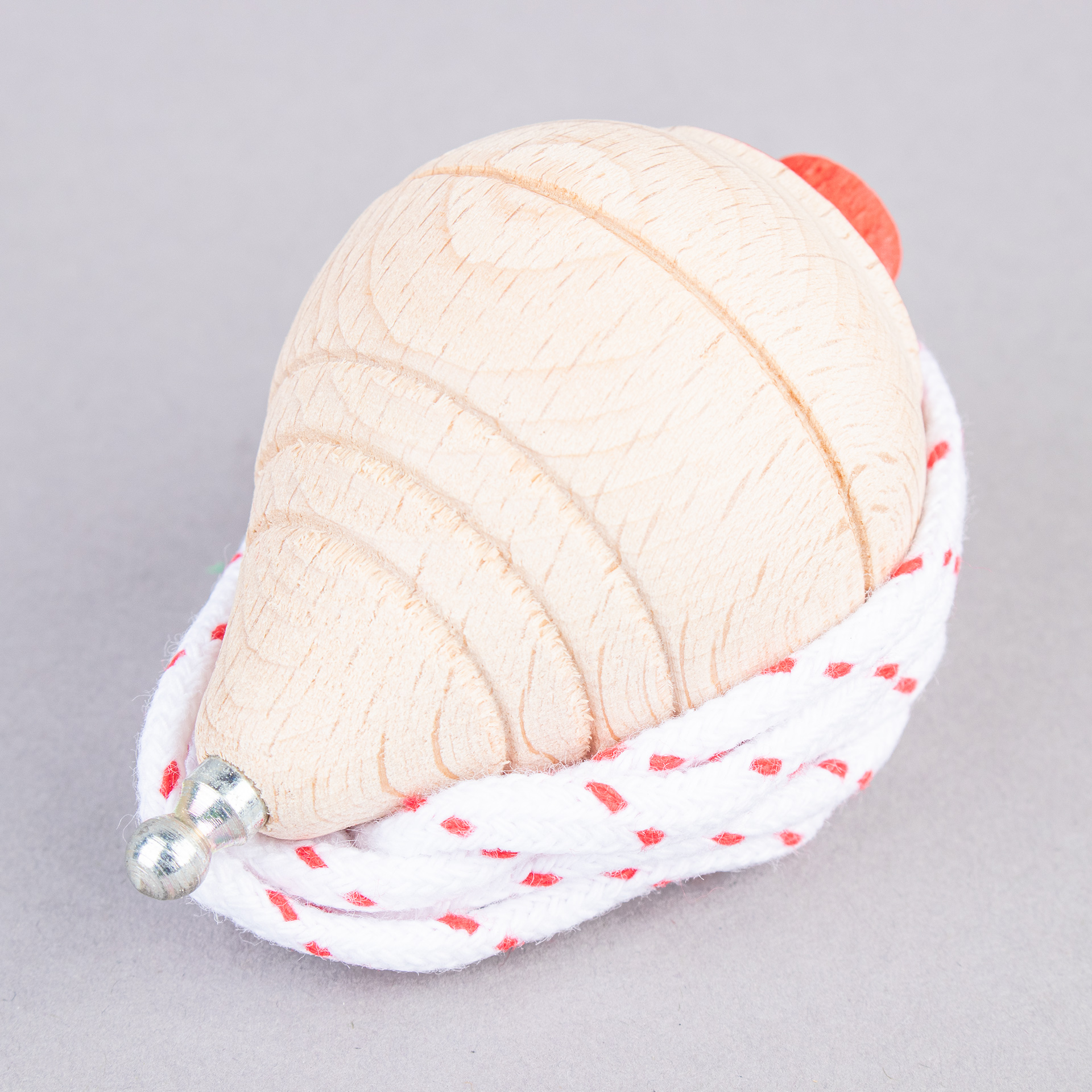 TROMPO DE MADERA CON CUERDA