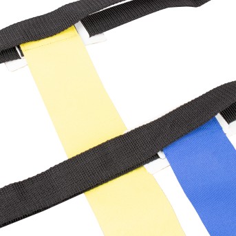 KIT DE 8 CINTOS COM FITAS PARA TAG RUGBY