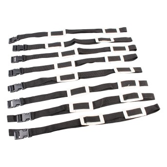 KIT DE 8 CINTOS COM FITAS PARA TAG RUGBY KIT DE 8 CINTOS COM FITAS PARA TAG RUGBY