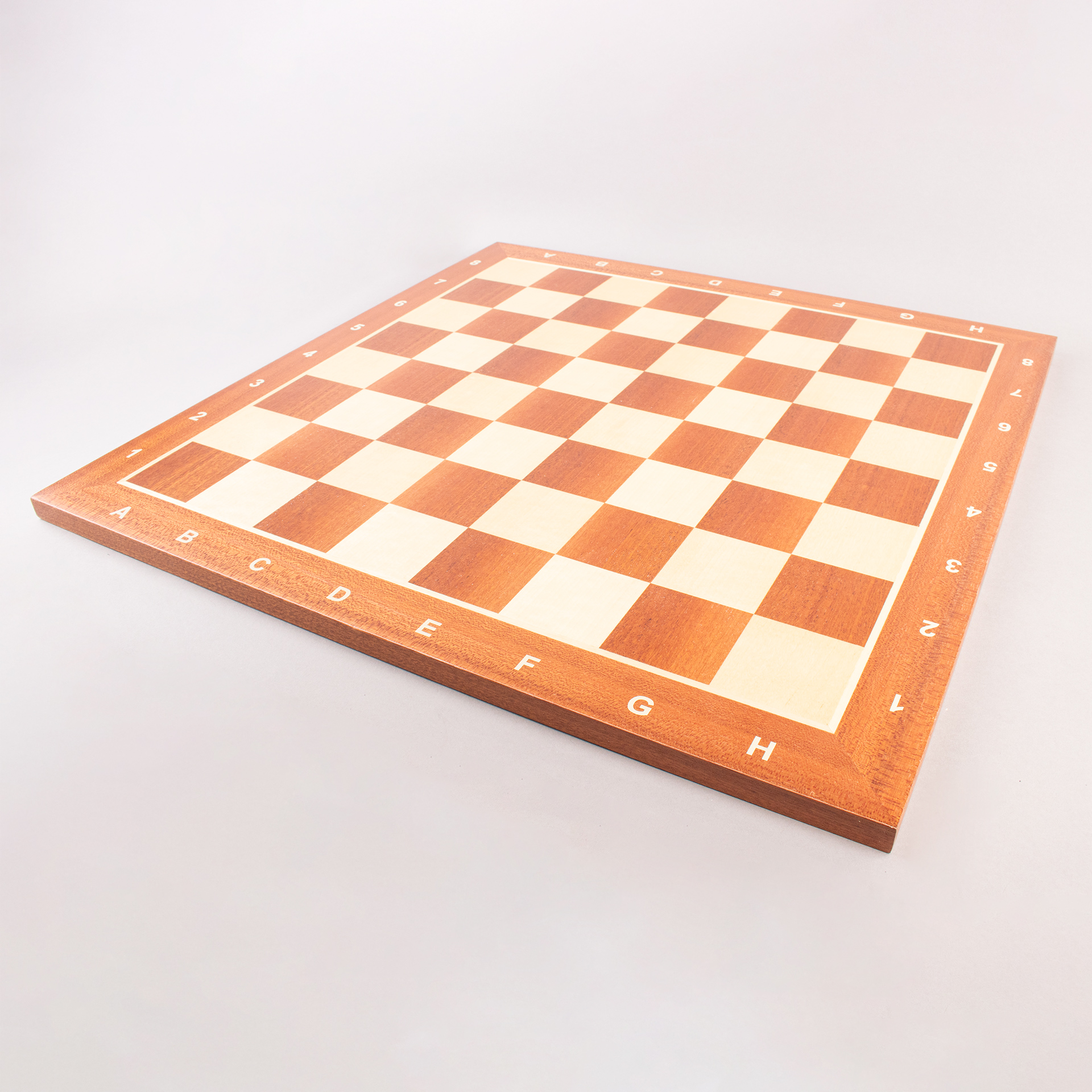 TABULEIRO XADREZ MADEIRA NOGUEIRA 55x55x1,5cm