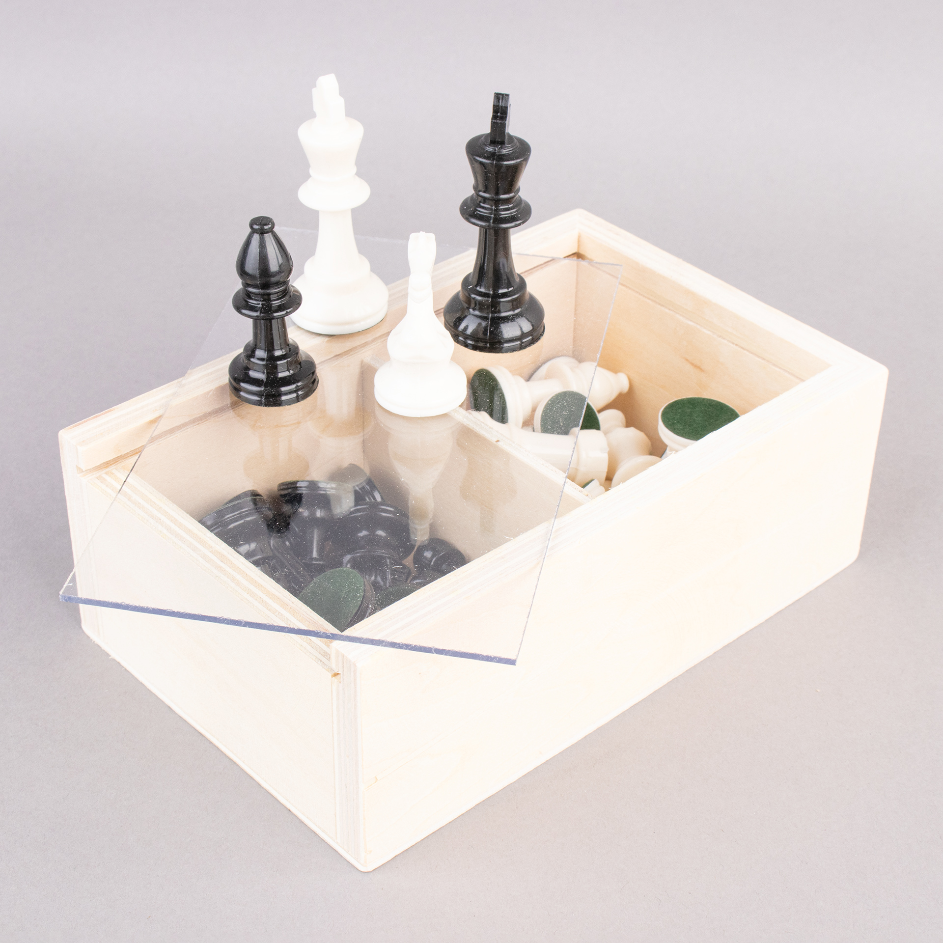 PEÇAS XADREZ PVC 6,5cm