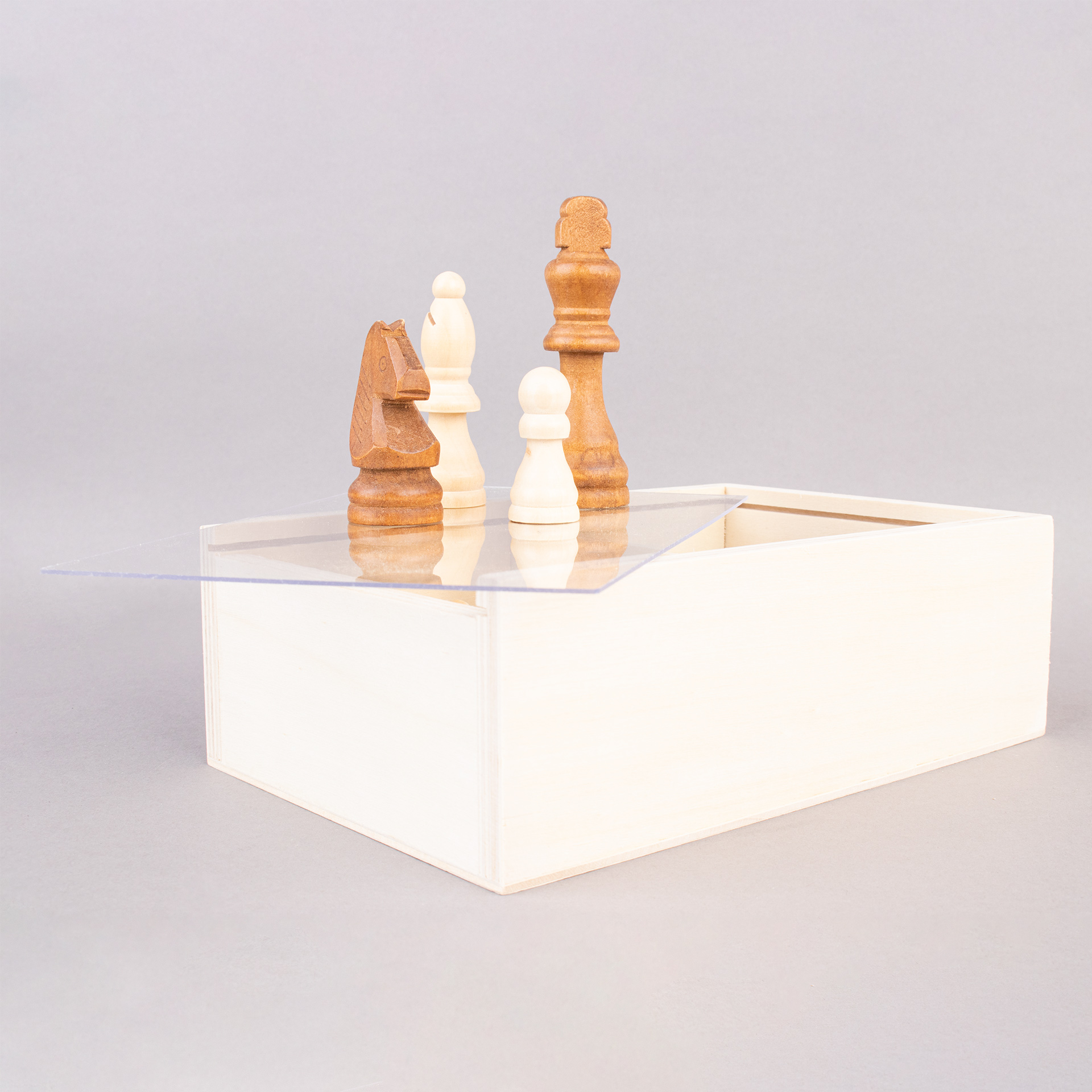 PEÇAS XADREZ MADEIRA 9,0cm