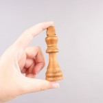 CHESS PIECES WOODEN 9,0cm