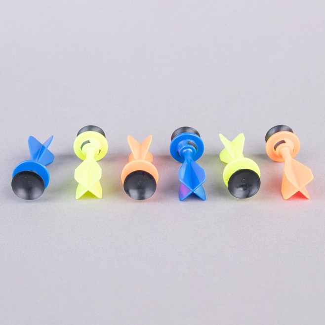 SURESHOT SUCKER DARTS - SET OF 6 PIECES