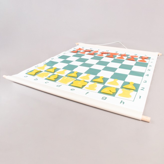 TABLERO DE AJEDREZ MAGNÉTICO DEMOSTRACIÓN 76x65cm