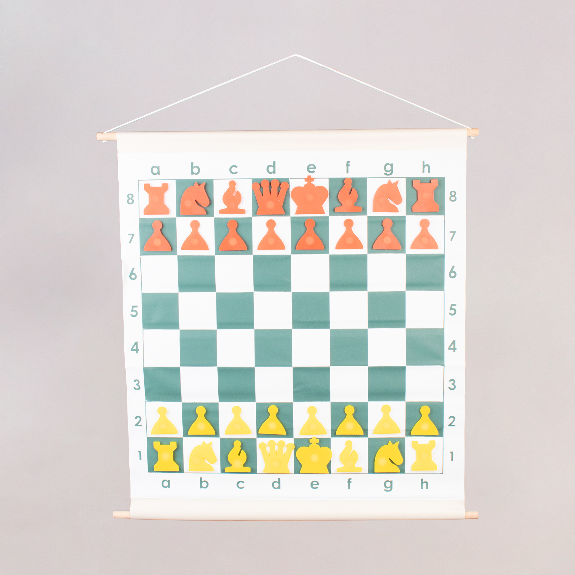 TABULEIRO XADREZ MAGNÉTICO DE PAREDE