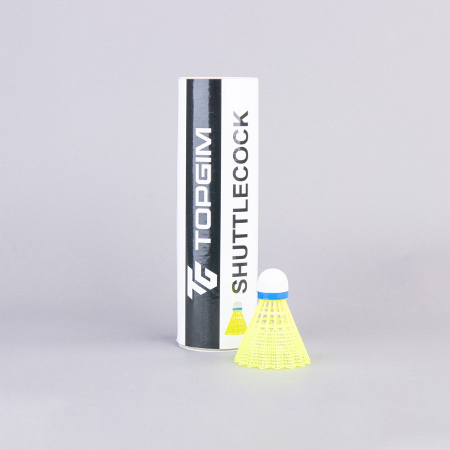 BADMINTON SHUTTLECOCKS TOPGIM TRAINING (6 UNITS)