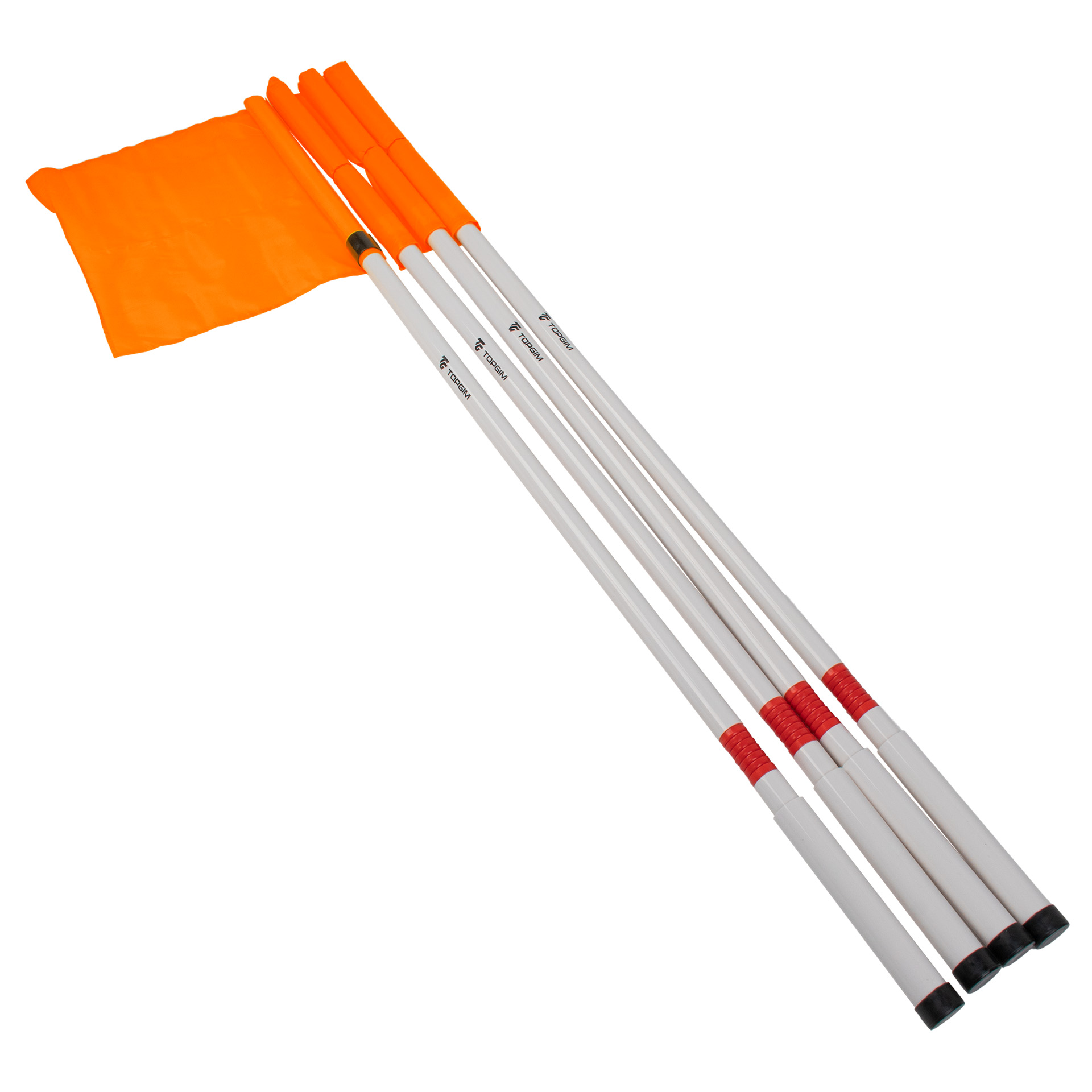 SET 4 BANDERÍNES FLEXIBLES - AMARILLO FLUO