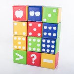 SET OF 12 FOAM DICE