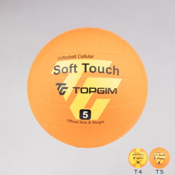 BOLA VOLEIBOL TOPGIM BORRACHA CELULAR