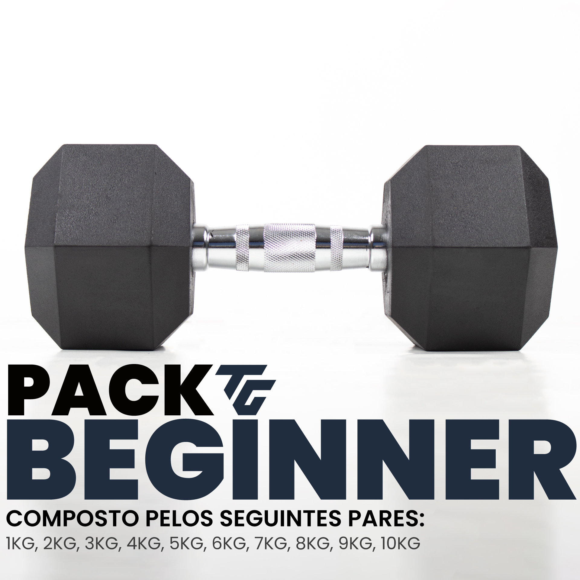 PACK MANCUERNA HEXAGONAL BEGINNER (1kg-10kg)