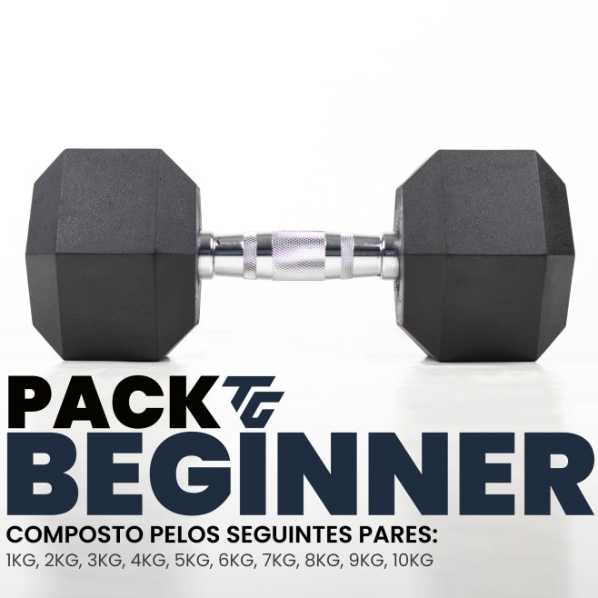 BEGINNER HEXAGONAL DUMBBELL PACK (1kg-10kg)