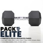 ELITE HEXAGONAL DUMBBELL PACK (2,5kg-40kg)