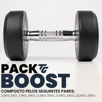 BOOST ROUND DUMBBELL PACK (2,5kg-25kg)