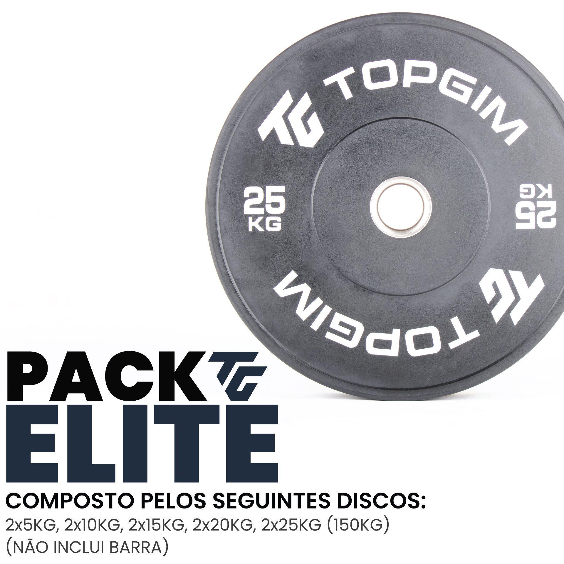 PACK BUMPER NEGRO ELITE (150kg)
