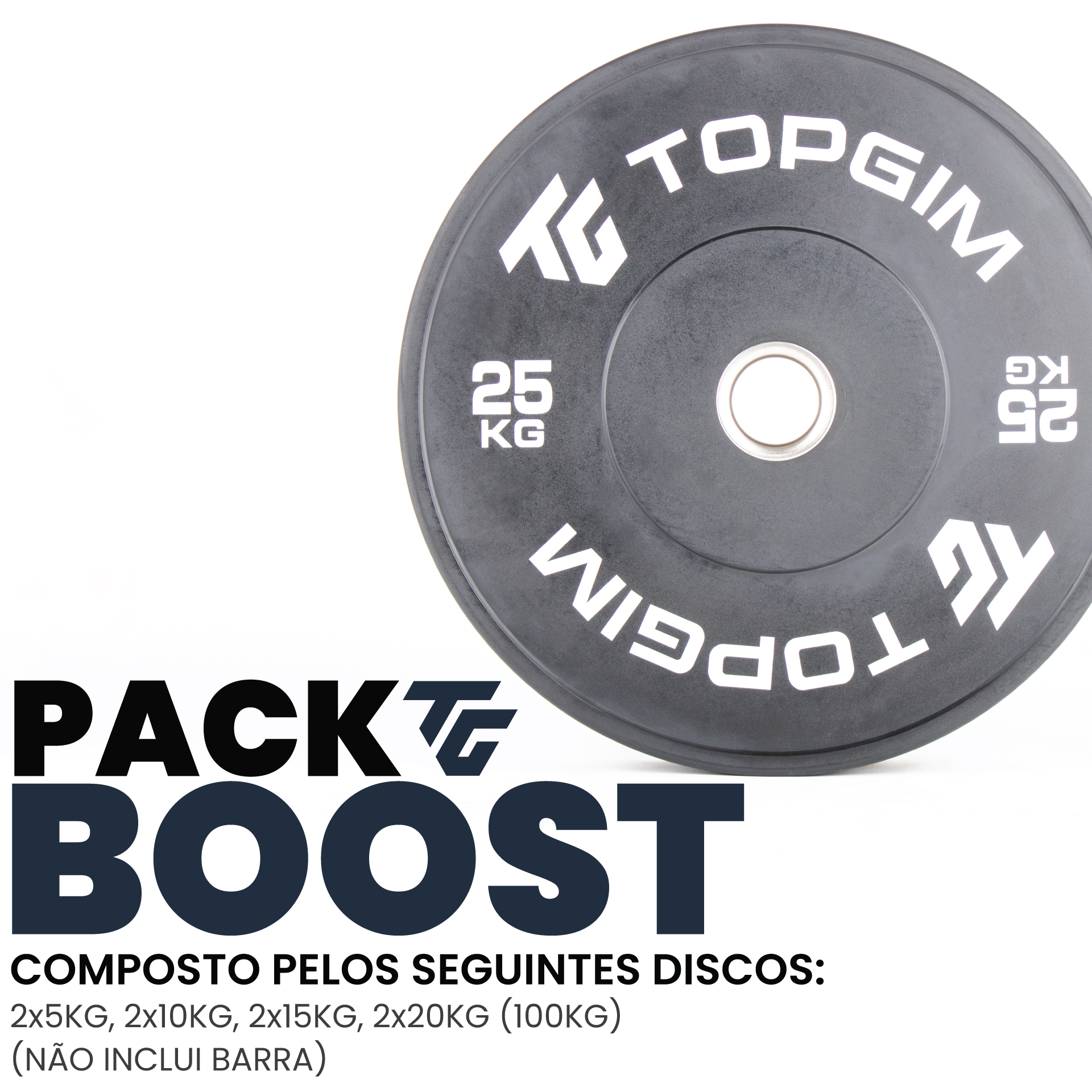 PACK BUMPER NEGRO BOOST (100kg)