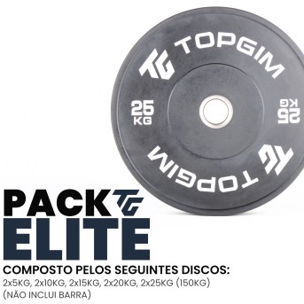 PACK ELITE BUMPER PRETO (150kg)