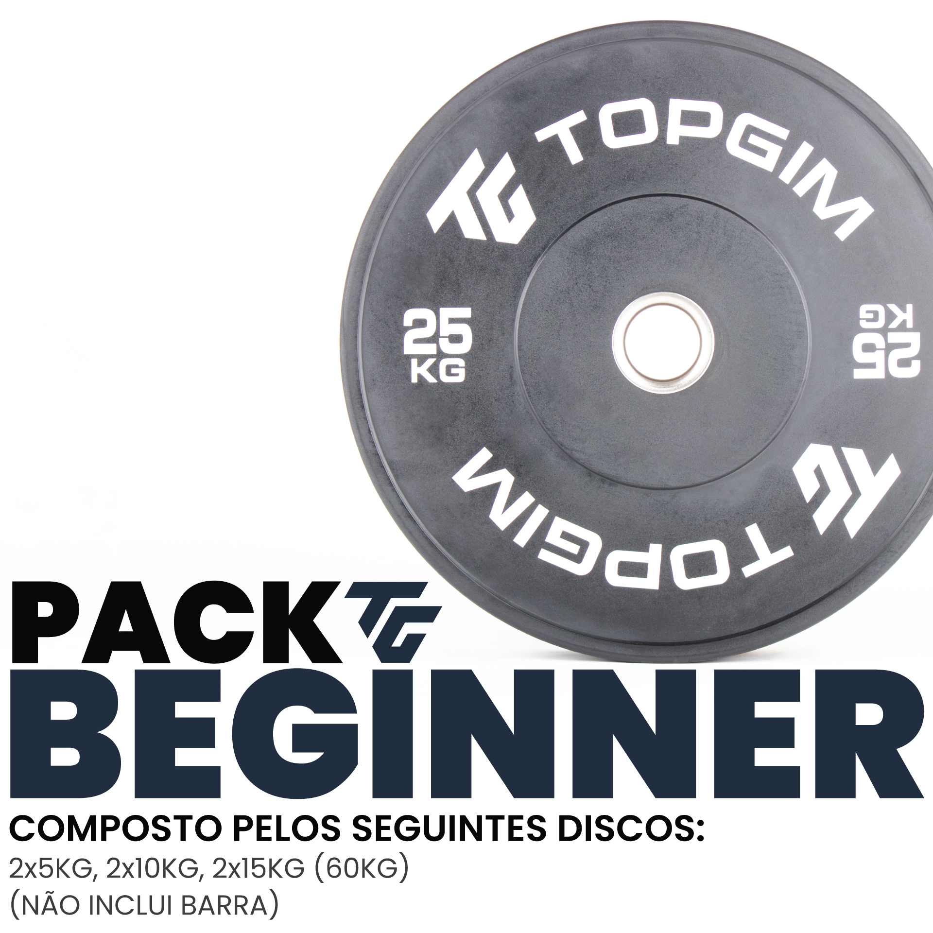 PACK BUMPER NEGRO BEGINNER (60kg)