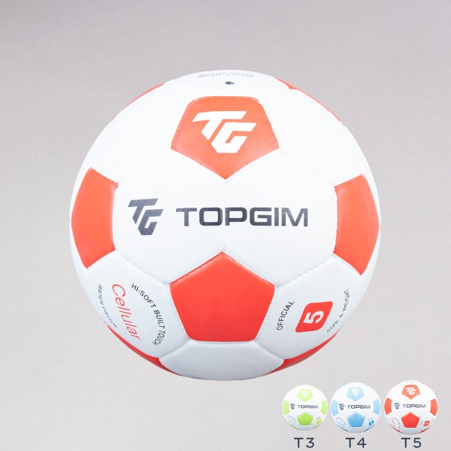 BOLA FUTEBOL TOPGIM BORRACHA CELULAR