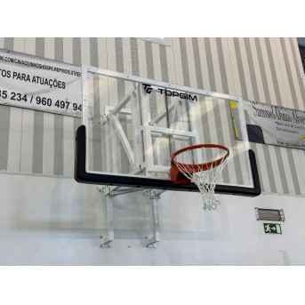 UNIDADE DE BASQUETEBOL OFICIAL COM REBATIMENTO LATERAL E AJUSTVEL EM ALTURA