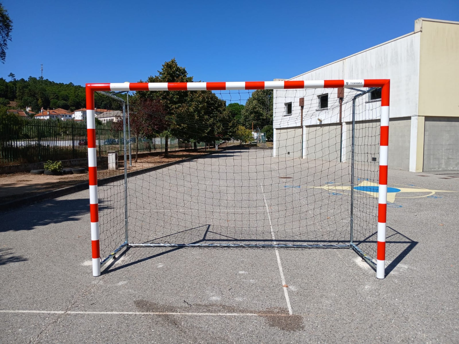 PORTERÍA BALONMANO/FÚTBOL SALA HIERRO REDONDO