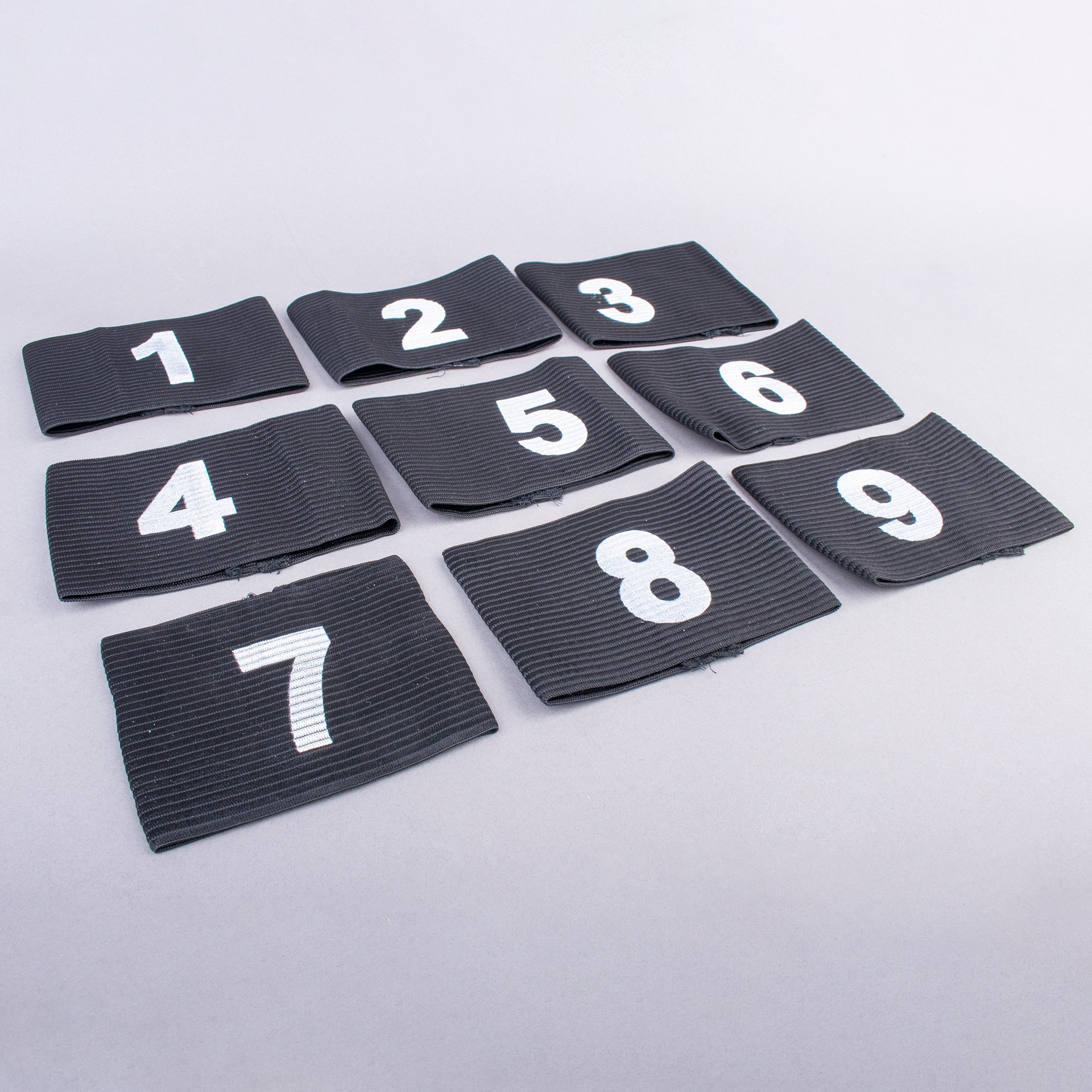 JUEGO DE 9 ABRAZADERAS NUMERADAS DEL 1 AL 9