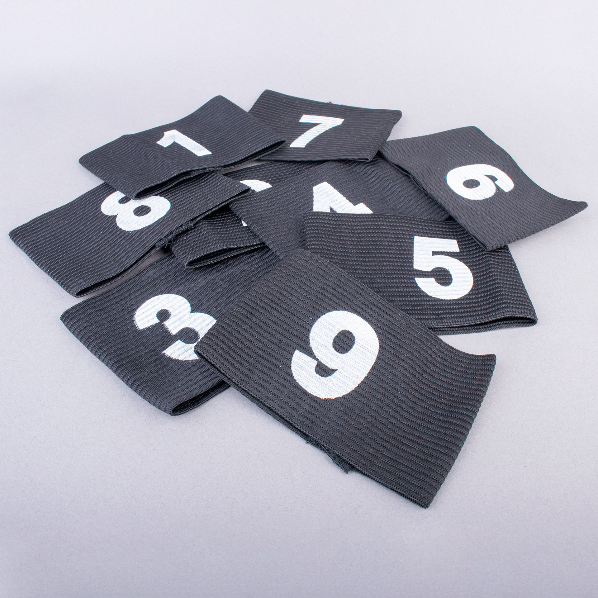 JUEGO DE 9 ABRAZADERAS NUMERADAS DEL 1 AL 9