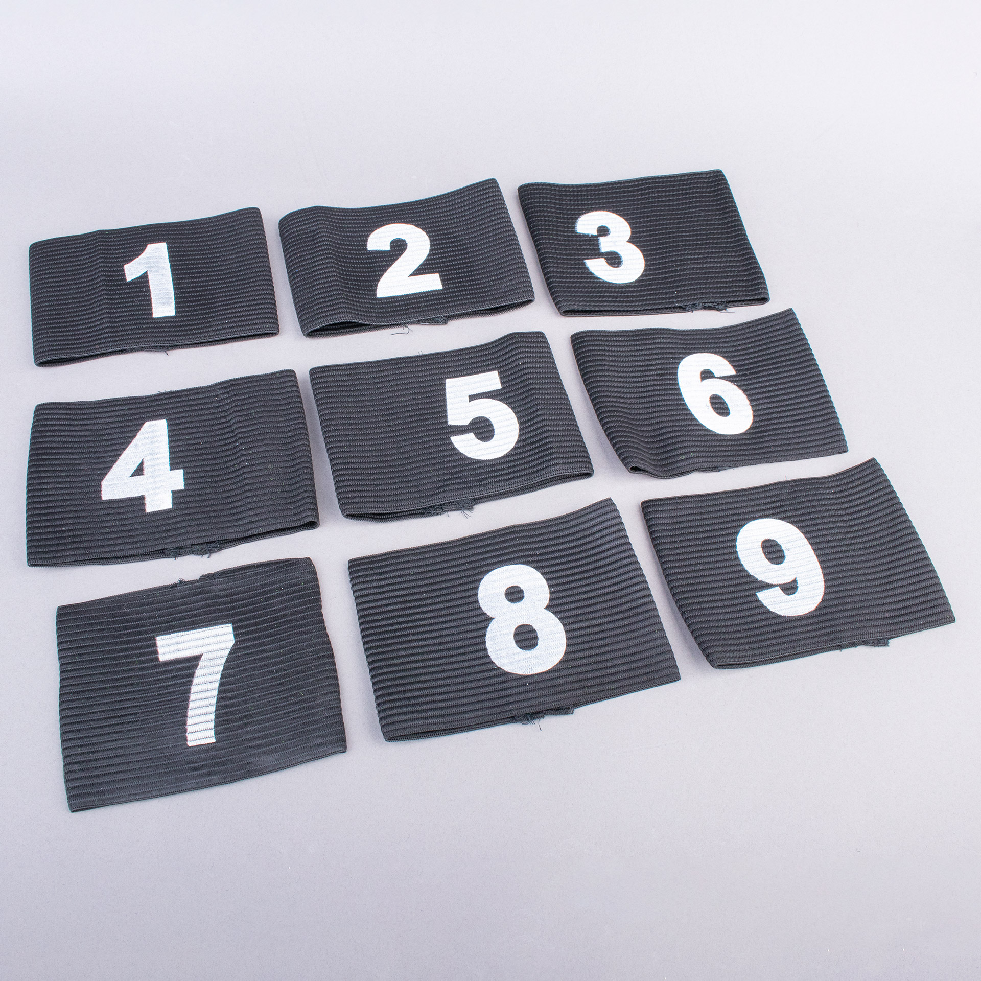 JUEGO DE 9 ABRAZADERAS NUMERADAS DEL 1 AL 9