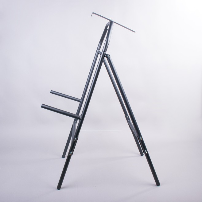 CAVALETE ALTO EM METAL PARA BASTIDOR DE TIRO COM ARCO