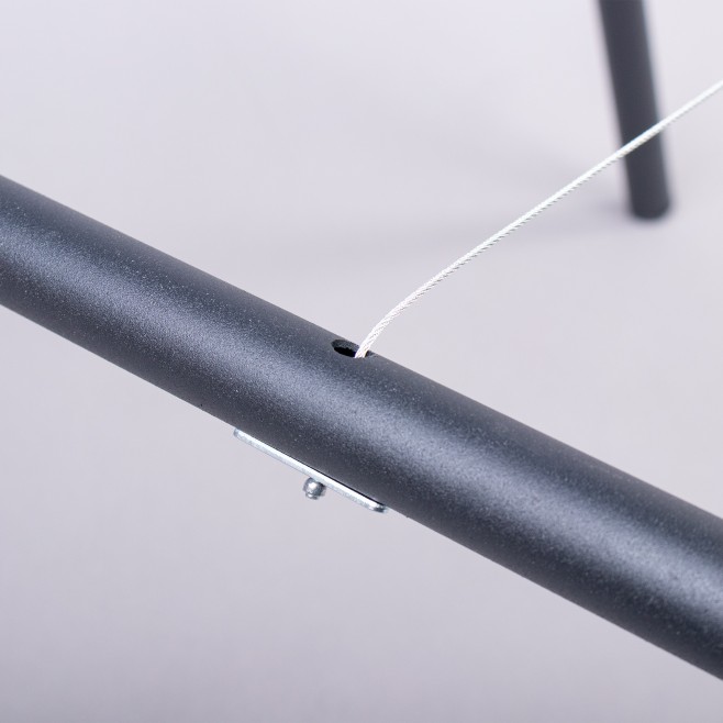 CAVALETE ALTO EM METAL PARA BASTIDOR DE TIRO COM ARCO