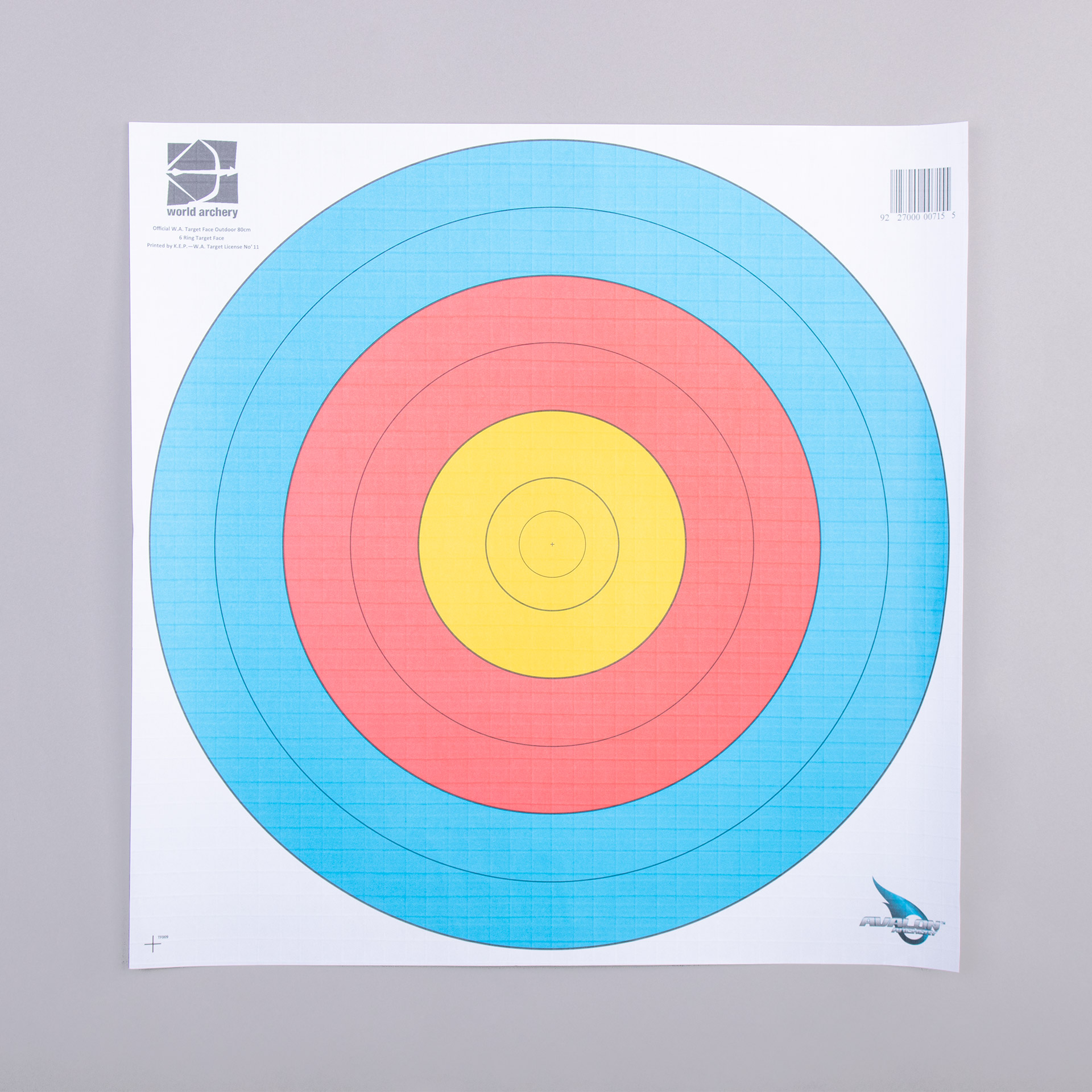 ALVO TIRO COM ARCO TEMPLE PAPEL REFORÇADO 80cm