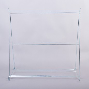 CAVALETE BAIXO EM METAL PARA BASTIDOR DE TIRO COM ARCO